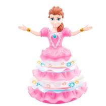 Boneca Dança Da Princesa Bate E Volta Com Som E Luz A Pilha