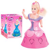 Boneca Dançarina Amy Princeça Com Luz Som Movimento E Dança