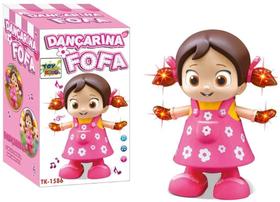Boneca Dançarina Fofa Com Sons E Luzes Dance Girls Brinquedo