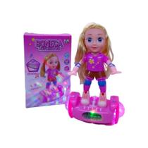 Boneca Dance Girl Musical Hoverboard Som Luz Brinquedo - Fun Game