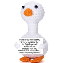 Boneca de apoio emocional Toy Figure MJSXY Mini Goose Crochet