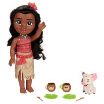 Boneca de aventura JAKKS Pacific Disney Moana com Pua de 6 polegadas