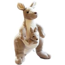Boneca de brinquedo de pelúcia Canguru com Baby Joey 25 cm em estilo cartoon Boneca de brinquedo de pelúcia Canguru com Baby Joey 25 cm em estilo cartoon