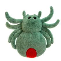 Boneca de brinquedo de pelúcia engraçada aranha de cauda vermelha 25 cm de pelúcia macia Boneca de brinquedo de pelúcia engraçada aranha de cauda vermelha 25 cm de pelúcia macia