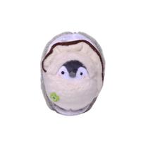 Boneca de brinquedo de pelúcia Pinguim Cinza 10cm