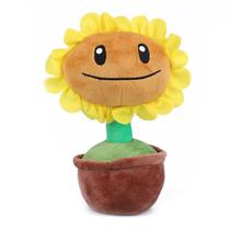 Boneca de brinquedo de pelúcia Plants vs Zombies Sunflower 20-23 cm