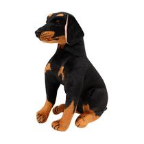 Boneca de brinquedo de pelúcia realista Rottweiler Soft Stuffed 40cm
