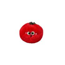 Boneca de brinquedo de pelúcia vermelha tomate 6 cm