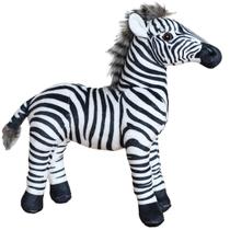 Boneca de brinquedo de pelúcia Zebra 25cm para crianças