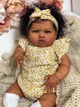 Boneca de Brinquedo Hengluck Bebê Afro-Americano Realista 60 cm Boneca de Brinquedo Hengluck Bebê Afro-Americano Realista 60 cm