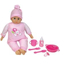 Boneca de Brinquedo Lissi Bebê Falante 41 cm com Conjunto de Alimentação Boneca de Brinquedo Lissi Bebê Falante 41 cm com Conjunto de Alimentação