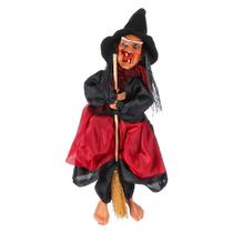 Boneca de bruxa de cozinha com decoração suspensa de Halloween LIOOBO 30cm