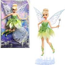 Boneca de colecionador Mattel Disney Tinker Bell com asas Peter Pan