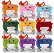 Boneca de crochê Emotional Support Dumpster Fire 9 unidades Boneca de crochê Emotional Support Dumpster Fire 9 unidades