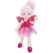Boneca de fada de pelúcia June Garden Siofra 16 cm com asas