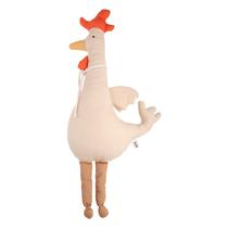 Boneca de Frango Recheado/Veado/Ganso Acompanham Acessórios Decoração de Quarto de Bebê Brinquedos Agradáveis de Pelúcia - Chick