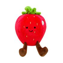 Boneca de frutas recheada de pelúcia, morango, 14 cm, desenho animado macio Boneca de frutas recheada de pelúcia, morango, 14 cm, desenho animado macio