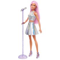 Boneca de moda Barbie Careers Pop Star com microfone Boneca de moda Barbie Careers Pop Star com microfone