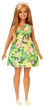 Boneca de moda Barbie Fashionistas Roupa tropical de cabelo loiro Boneca de moda Barbie Fashionistas Roupa tropical de cabelo loiro