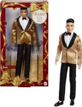 Boneca de moda Barbie Signature 2025 Holiday Black Hair Ken