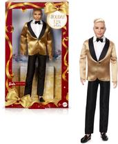 Boneca de moda Barbie Signature 2025 Holiday Blonde Ken