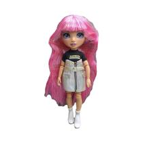 Boneca de Moda Irmã Mais Velha Arco-Íris 28cm - Roupas e Perfume Boneca de Moda Irmã Mais Velha Arco-Íris 28cm - Roupas e Perfume