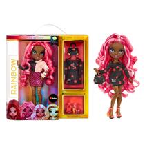 Boneca de moda Rainbow High Series 3 Daria Roselyn com roupas