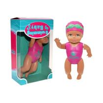 Boneca De Natação À Prova d'Água Para Crianças, Brinquedo De Banho Com Juntas Móveis E Roupa