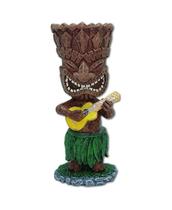 Boneca de painel KC Hawaiian Tiki Hawaiian com ukulele de 10 cm