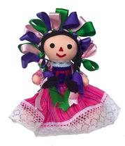 Boneca de pano ALKIMIA INC., tradicional mexicana, feita à mão, Maria Lele Boneca de pano ALKIMIA INC., tradicional mexicana, feita à mão, Maria Lele
