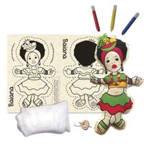 Boneca de Pano Baiana - Alegria Sem Bateria