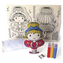 Boneca de Pano Bailarina - Alegria Sem Bateria