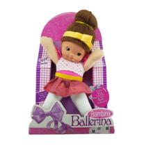 Boneca De Pano Bambina Bailarina Morena 12m+ 0212 Cortex