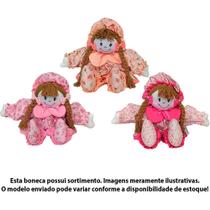 Boneca de Pano - Boneca Bruna - G - Sortida - Juna Baby Boneca de Pano - Boneca Bruna - G - Sortida - Juna Baby