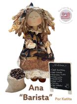 Boneca de Pano Decorativa Temática Café