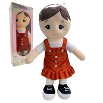 Boneca De Pano Em Plush 38cm, Zip, Antialérgica Fabricada No Brasil, Crianças Bebês +2 Meses