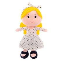 Boneca De Pano Em Plush 38cm, Zip, Antialérgica Fabricada No Brasil, Crianças Bebês +2 Meses Boneca De Pano Em Plush 38cm, Zip, Antialérgica Fabricada No Brasil, Crianças Bebês +2 Meses
