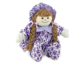 Boneca de Pano Júlia 60cm Anti-alérgica