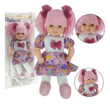 Boneca De Pano Maricota Rosa Brinquedo Infantil Menina - Anjo