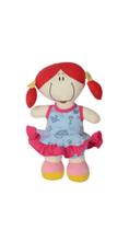 Boneca de Pano Mel em Paris - Brinquedo Infantil Macio e Seguro Boneca de Pano Mel em Paris - Brinquedo Infantil Macio e Seguro