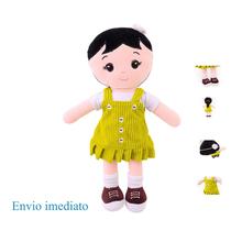 Boneca de pano menina lavavel antialergico brinquedo Boneca de pano menina lavavel antialergico brinquedo