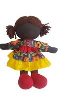 Boneca de Pano Para Brincar Cacau Primavera