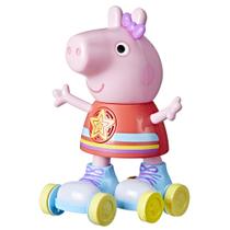 Boneca de patinação Peppa Pig Disco com luzes, fala e música