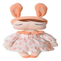 Boneca de Pelúcia Angela Camponesa Laranja - 35CM