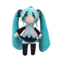 Boneca De Pelúcia Anime De 25cm Hatsune Miku Almofada Macia Presente De Natal Fofo Para Crianças