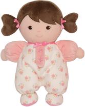 Boneca de pelúcia Baby Starters Brunette Olivia com chocalho de 23 cm