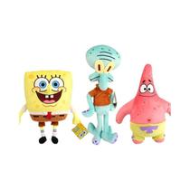 Boneca de Pelúcia Bob Esponja e Patrick - 22 a 40cm - Macia e Kawaii