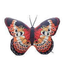 Boneca de pelúcia, borboleta colorida, desenho animado de pelúcia de 40 cm