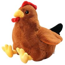 Boneca de pelúcia Cartoon Brown Rooster 30 cm Soft Stuffed Chi Boneca de pelúcia Cartoon Brown Rooster 30 cm Soft Stuffed Chi