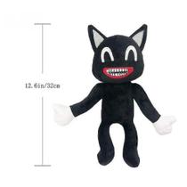 Boneca de pelúcia Cat Siren Head Stuffed Doll Black Horror Theme Boneca de pelúcia Cat Siren Head Stuffed Doll Black Horror Theme